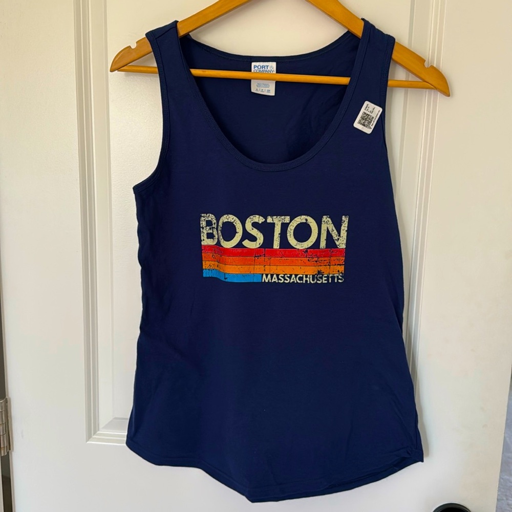 Racerback tank top Boston size small medium